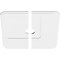 Ekena Millwork Lucan Architectural Grde PVC Contemporary Ceiling Medallion, Two Piece, 24"OD x 3"ID x 8 1/4"C x 1"P CMP24LN2-03000 - alternate 3